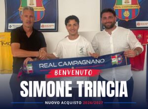 Calcio – Real Campagnano: ecco un altro colpo in attacco, ufficiale l’arrivo di Simone Trincia