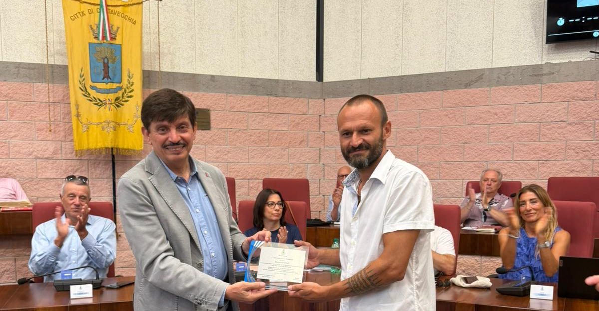 Civitavecchia – Riconoscimento del comune per il campione sportivo Emanuele Feoli