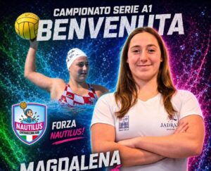 Pallanuoto – Nautilus Civitavecchia, arriva la croata Magdalena Butic: rinforzo internazionale per il centroboa