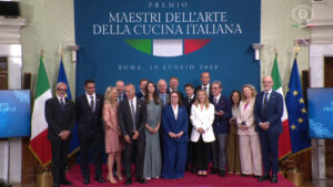 Dieci “Maestri dell’Arte della Cucina Italiana” premiati a Palazzo Chigi