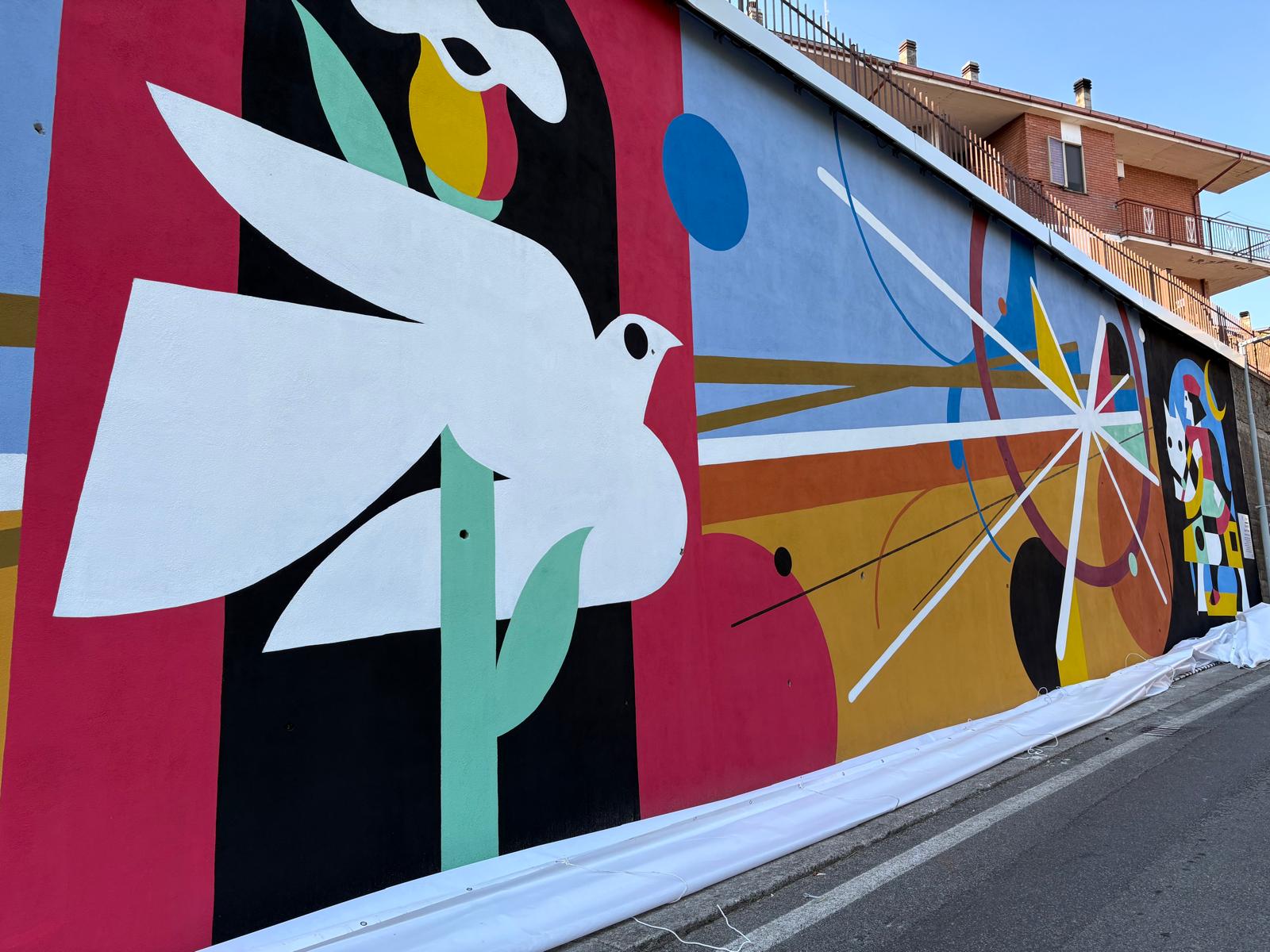 Grotte di Castro presenta il murale del progetto Segni: “Una nuova narrazione del territorio”