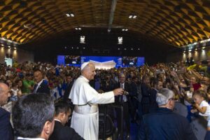 Papa Leone al Meeting “E’ l’ora della responsabilità, servono pionieri coraggiosi”