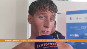 Giochi Mediterraneo, Camozzi argento nei 200 farfalla “Abbiamo dato il massimo”
