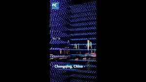 Cina, 5.000 droni illuminano il cielo di Chongqing