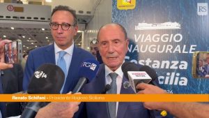 Inaugurato traghetto Costanza I di Sicilia, Schifani “Mantenuto impegni presi”