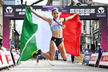 Europei atletica, Sofia Fiorini campionessa d’Europa con record mondo nella maratona di marcia