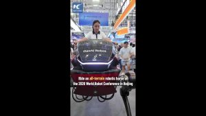 Cina, cavallo robot per carichi pesanti presentato alla World Robot Conference