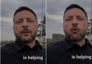 Zelensky e il video ‘misterioso’: “Da dove spuntano auto e camion?”