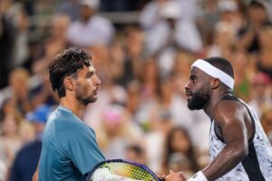 Musetti eliminato ai quarti a Cincinnati, Tiafoe in semifinale