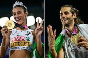Doppio oro azzurro agli Europei, trionfano Battocletti nei 10.000 e Tamberi nell’alto
