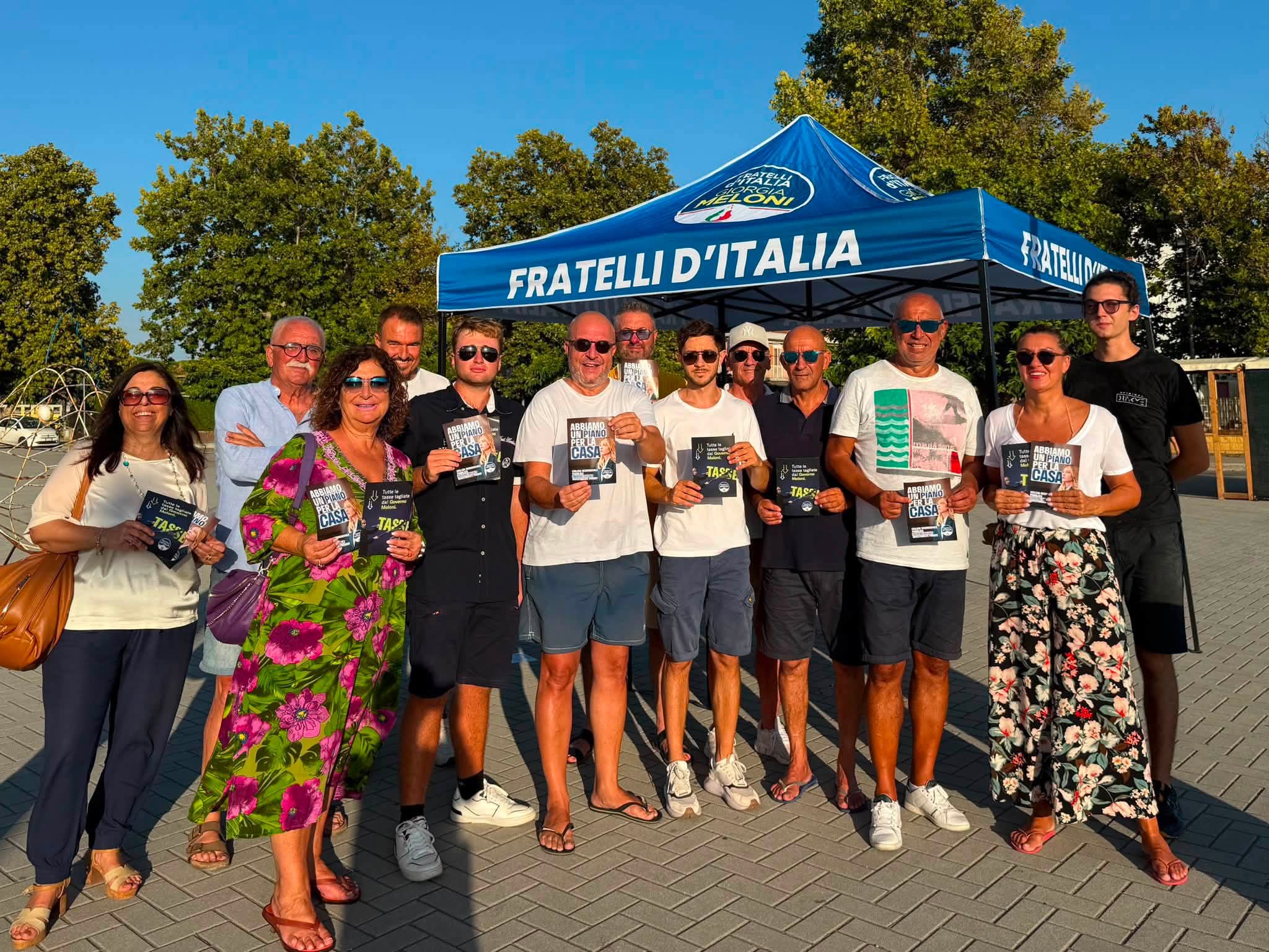 Grande partecipazione ai gazebo di Fratelli d’Italia a Montalto e Tarquinia