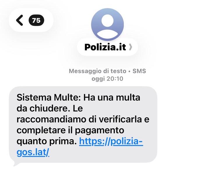 Allarme anche a Civitavecchia: “Hai una multa da pagare”: l’SMS sembra della Polizia ma è una truffa