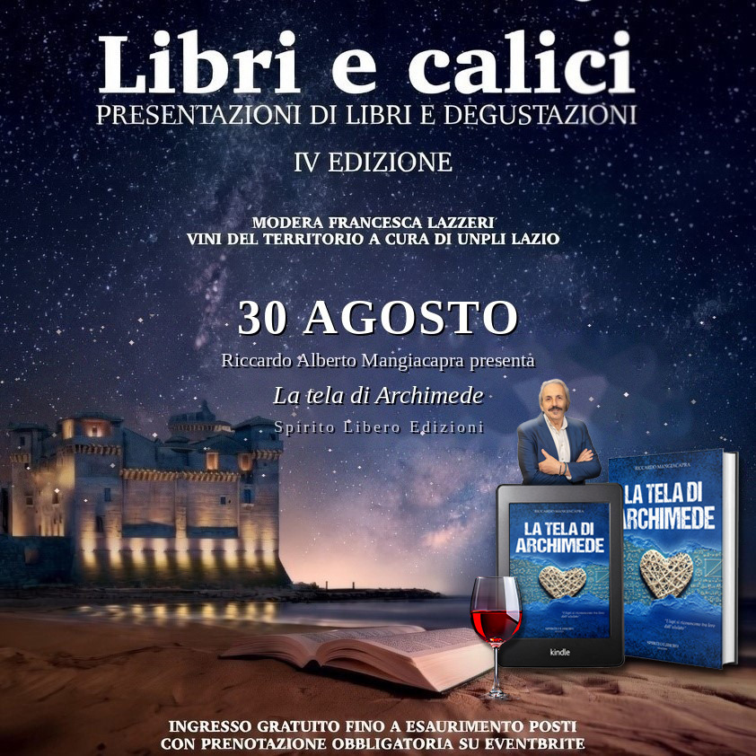 Il gran finale di “Libri e Calici”: domenica al Castello di Santa Severa chiude l’estate Mangiacapra