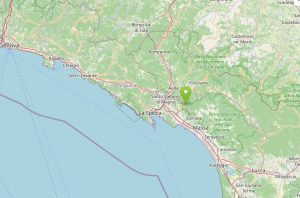Scossa di terremoto di magnitudo 3.7 in provincia Massa e Carrara, nessun danno