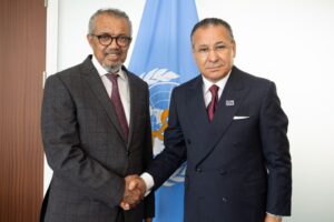 Ghribi incontra il Direttore Generale OMS, focus sulle sfide della salute globale