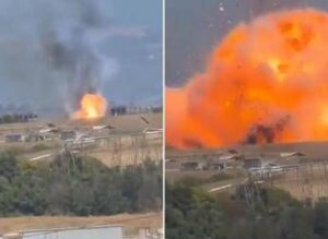 Colleferro, incendio e forte esplosione nella fabbrica di munizioni ex Simmel Difesa
