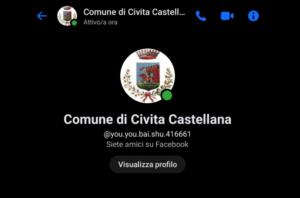 Civita Castellana, falso profilo Facebook del Comune: «Non accettate richieste di amicizia»