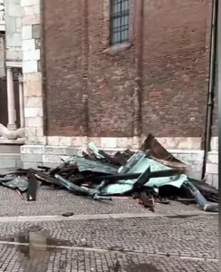 Tromba d’aria a Cremona, 10mila auto danneggiate e 43 feriti