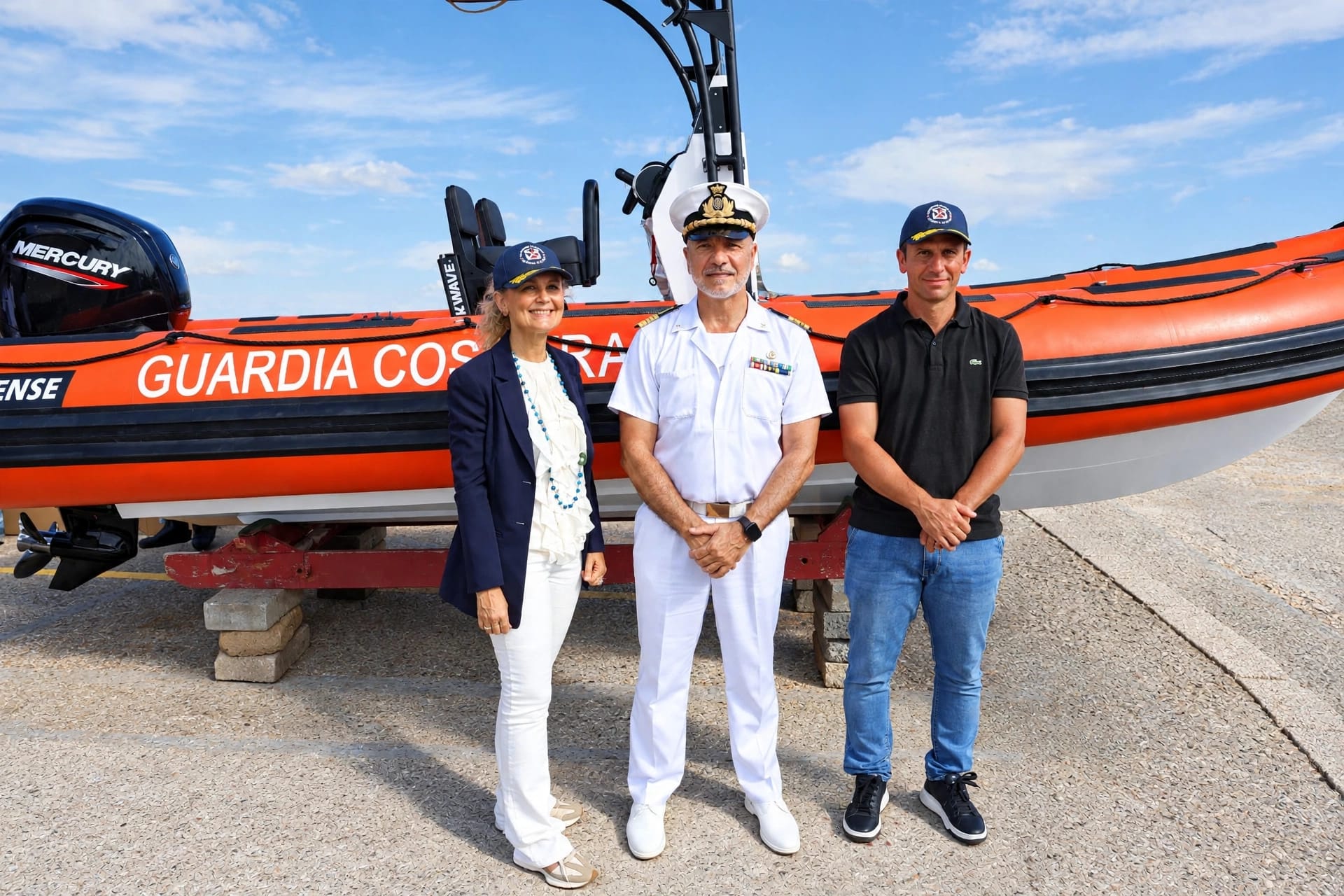 Ladispoli, arriva il nuovo battello della Guardia Costiera: più forza nei soccorsi e nei controlli in mare