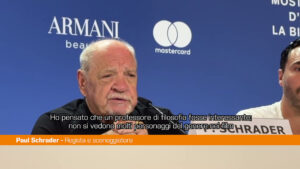 Venezia, Schrader al Lido con “The Basics of Philosophy”