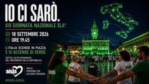 Giornata Sla, domani l’Italia si accende di verde