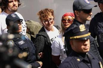 Susan Sarandon fermata a New York, protestava contro Netanyahu all’Onu