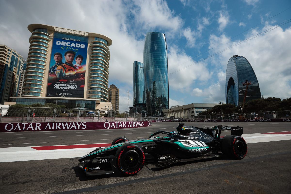 Russell vince a Baku davanti a Verstappen, 4° Leclerc e 5° Antonelli