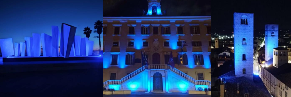 Lotta alla fibrosi cistica: tutta Italia si illumina di blu per la malattia che conta oltre 6000 persone