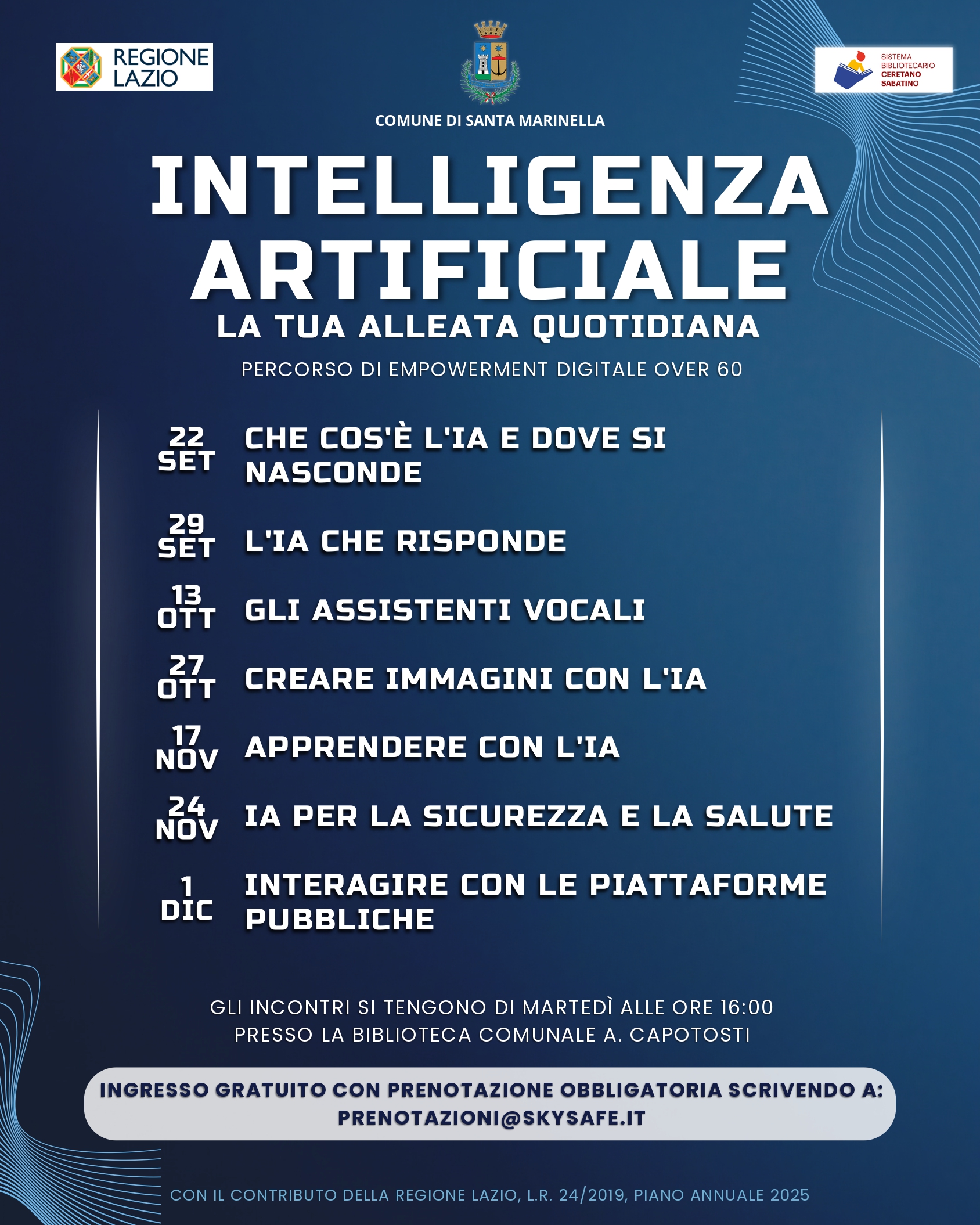 Santa Marinella abbraccia il futuro digitale: al via il progetto “La Biblioteca Onlife” per gestire l’IA