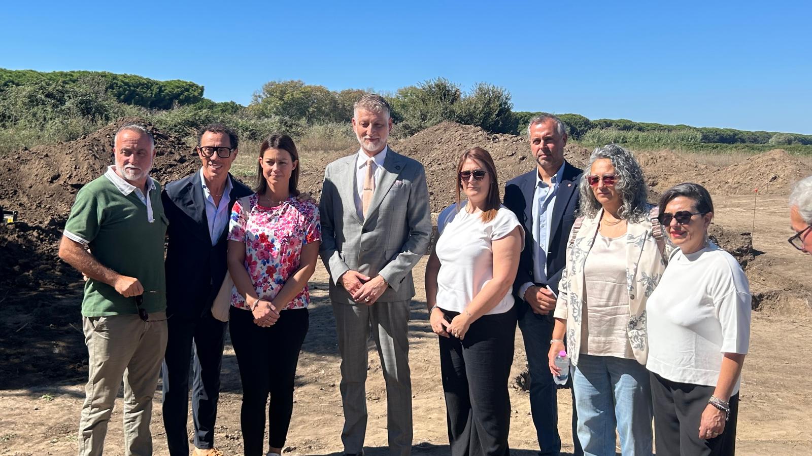 Il Ministro della Cultura Alessandro Giuli in visita al Parco Archeologico e Naturalistico di Vulci