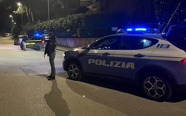 Frosinone presidiata dalla Polizia di Stato, Guardia di Finanza e Polizia Locale impegnati in un controllo straordinario del territorio