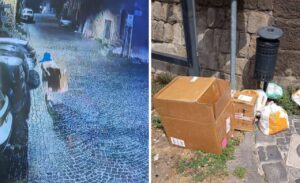 Viterbo – Tolleranza zero contro l’abbandono dei rifiuti: le telecamere incastrano il colpevole a Porta del Carmine
