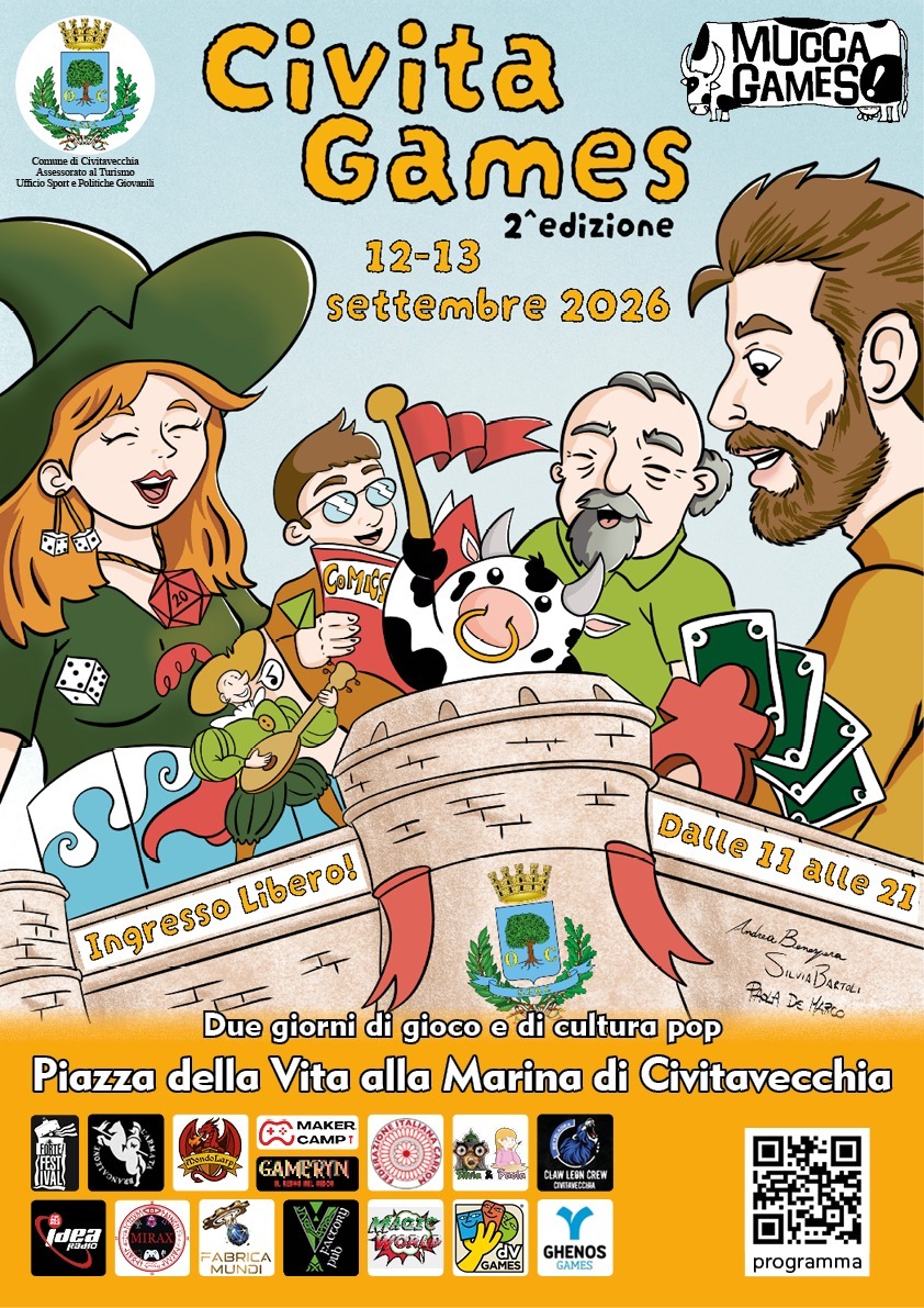 Civitavecchia – Due giorni di giochi da tavolo, cosplay e modellismo alla Marina torna CIVITAgames