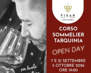 Tarquinia – Il vino diventa un viaggio: al via il nuovo corso Fisar per aspiranti sommelier
