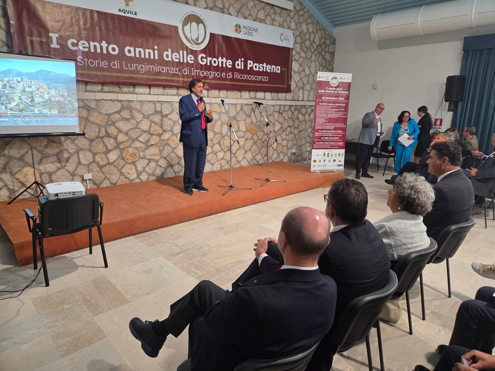 ​Gianluca Quadrini ai 100 anni delle Grotte di Pastena: “Un secolo di storia, tutela e lungimiranza”