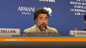Venezia, Bardem “‘Bunker’ parla delle nostre paure e pregiudizi”