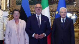 Mattarella riceve al Quirinale il presidente dell’Estonia