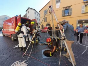 Viterbo – Vigilia di Santa Rosa: aperti e sigillati i tombini sul percorso, la Macchina pesa 50 quintali e 71 chili