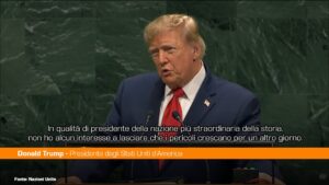 Trump all’Onu “Gli altri parlano di pace, io l’ho realizzata”