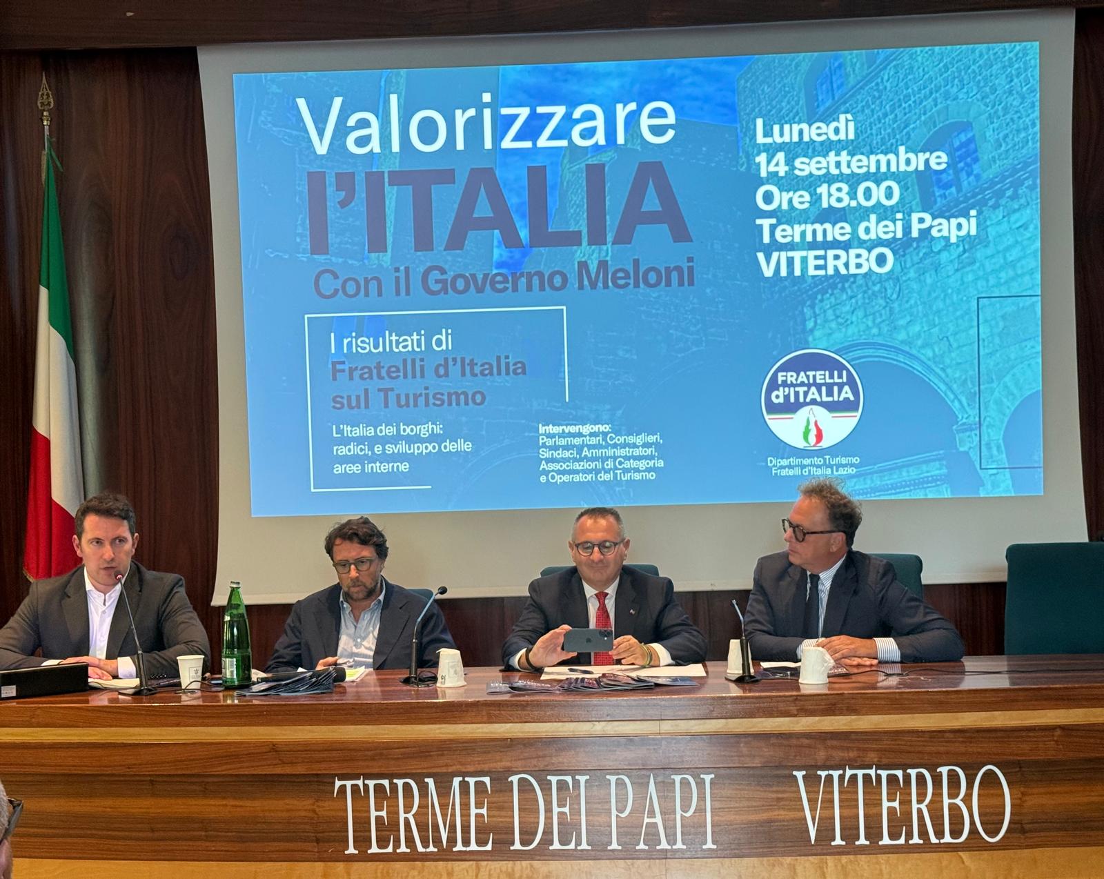Turismo nella Tuscia, FdI fa il punto: “Destagionalizzare e creare esperienze”
