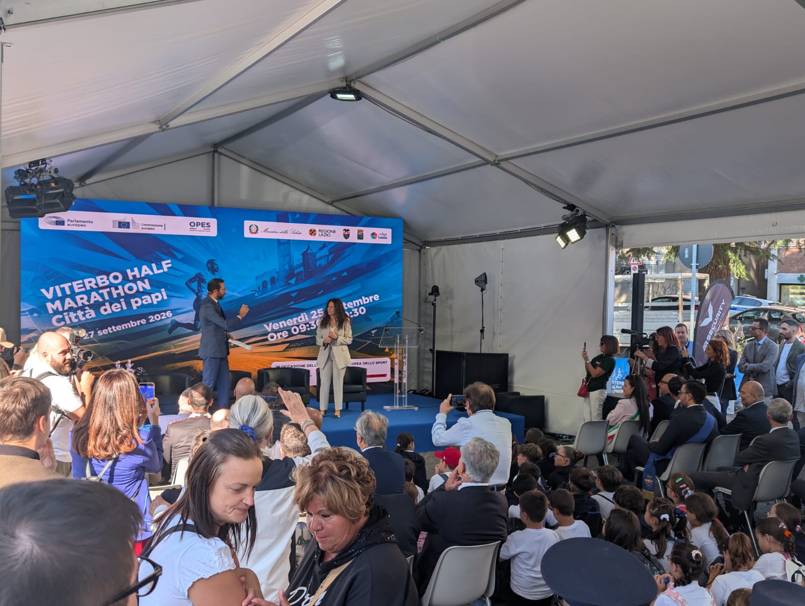 Viterbo abbraccia l’Europa con la Half Marathon, al Sacrario il via alla tre giorni di sport e inclusione