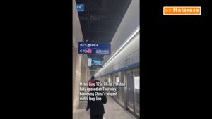 Cina, è operativa la più lunga linea metro circolare del Paese