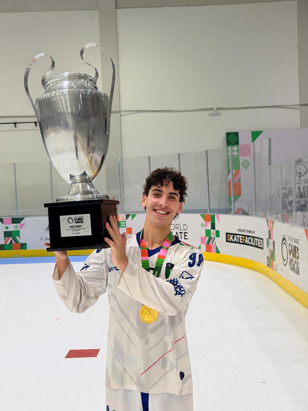 Civitavecchia – Meconi, oro iridato: capitan CV Skating, la storia in Paraguay