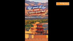Cina, l’alta velocità incontra la Grande Muraglia