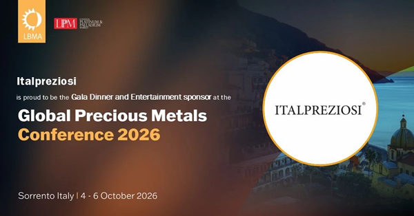 Italpreziosi: sponsor Gala Dinner Lbma & Lppm Global Precious Metals Conference