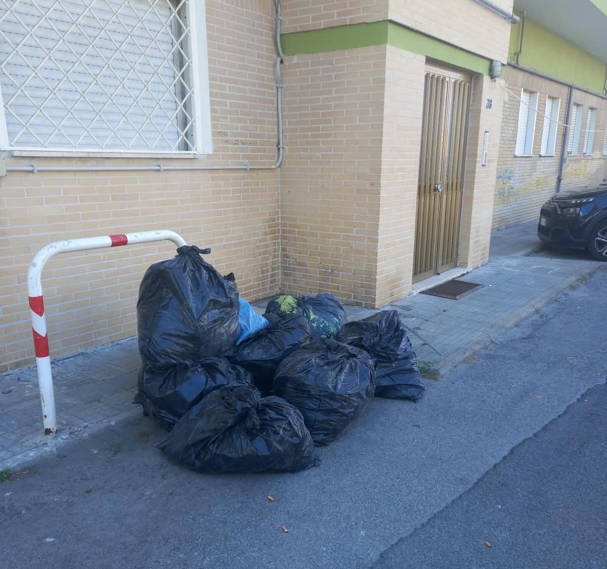 Civitavecchia – Rifiuti a Campo dell’Oro: ritrovati 30 sacchi neri con materiale edile, indagini in corso (FOTO)