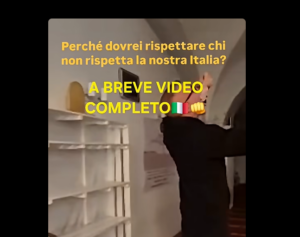 Provocazione shock nella moschea di Civitavecchia: l’influencer Carabella mangia mortadella tra i fedeli. “Voi non rispettate le regole” (VIDEO)