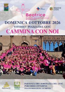 Cammina con noi, torna per il ventesimo anno l’iniziativa di Beatrice onlus per la prevenzione del cancro al seno