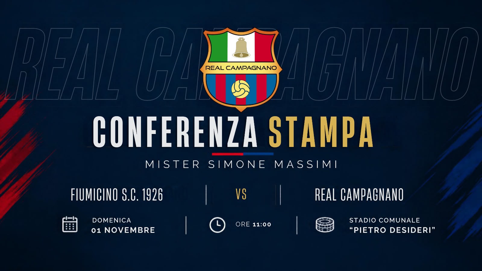 Promozione – Real Campagnano a Fiumicino, carica Massimi: “Cattiveria sotto porta”