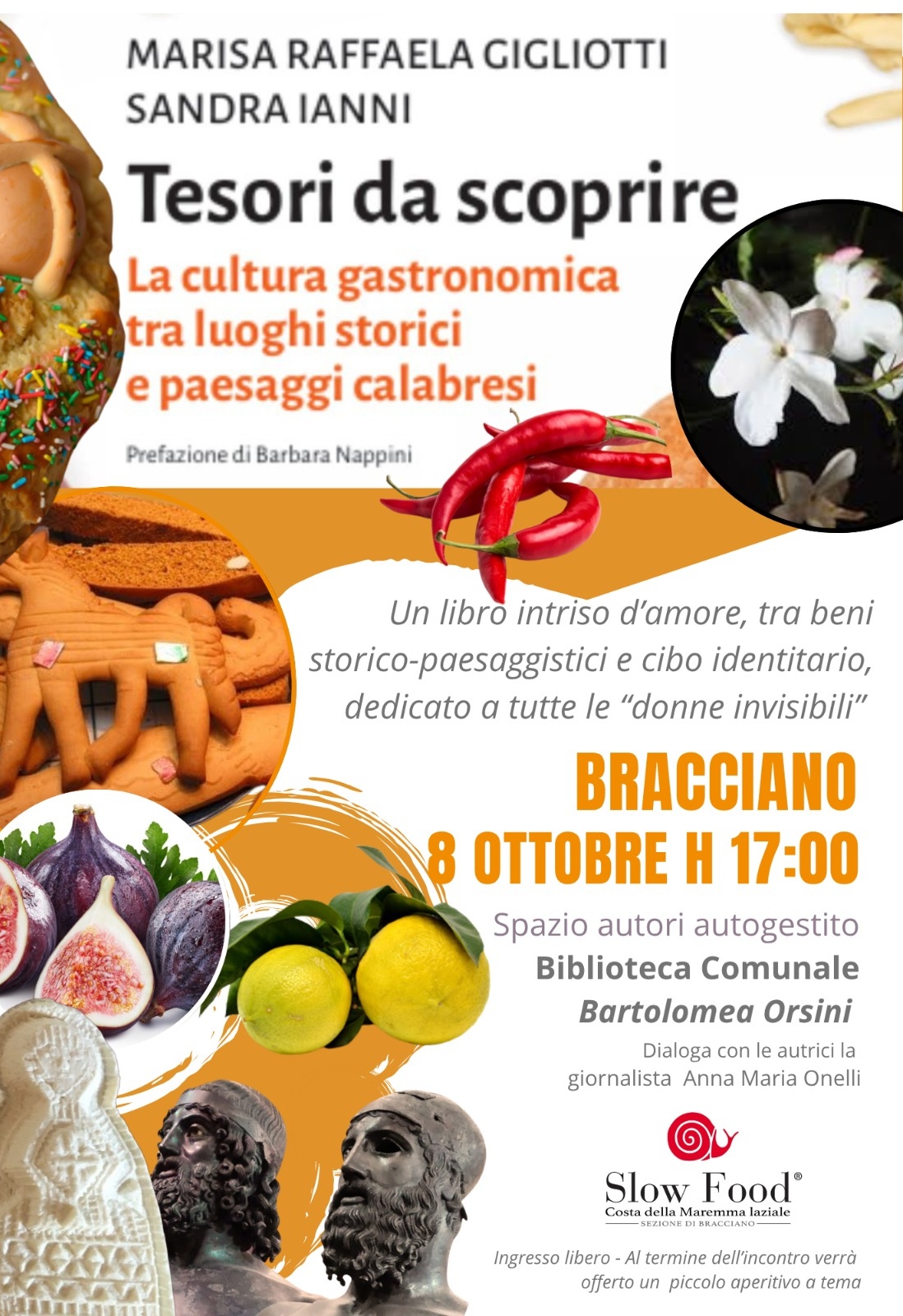 A Bracciano si parla di tradizione culinaria calabrese con il libro di Sandra Ianni